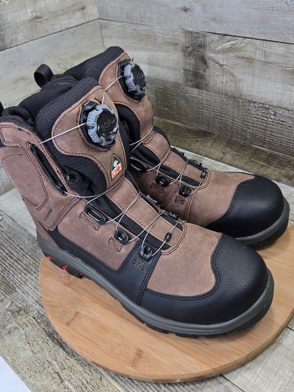Men's RED WING 8-inch BOA®, Waterproof, CSA Safety Toe Boot SZ 10